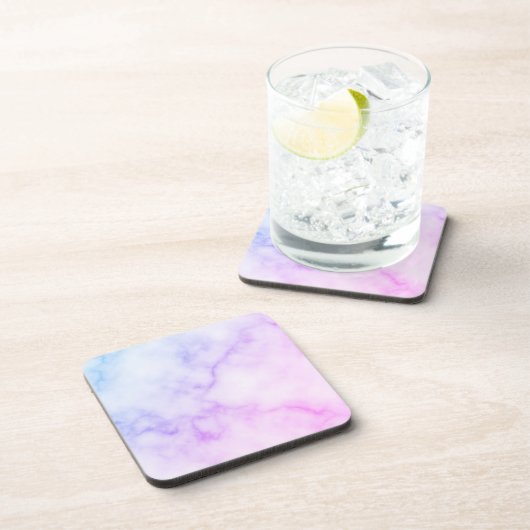 Rainbow Marble Pattern Bier Onderzetter (Rechterzijde)