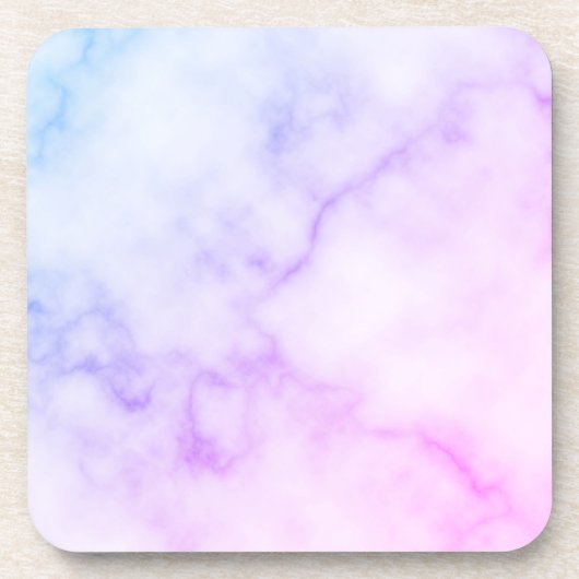 Rainbow Marble Pattern Bier Onderzetter (Voorkant)