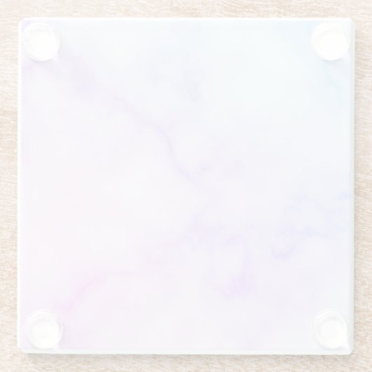 Rainbow Marble Pattern Glazen Onderzetter (Achterkant)