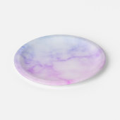 Rainbow Marble Pattern Papieren Bordje (Gekanteld)