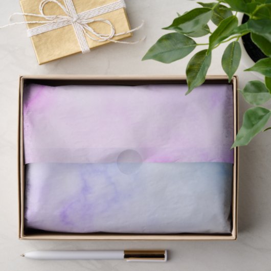 Rainbow Marble Pattern Tissuepapier (Geschenk)