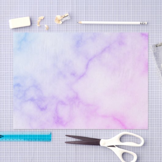 Rainbow Marble Pattern Tissuepapier (Craft)