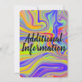 Rainbow Marbling Aanvullende info Kaart (Voorkant)