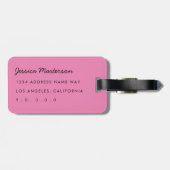 Rainbow Marbling Bagagelabel (Achterkant horizontaal)