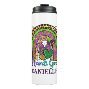 Rainbow Mardi Gras Thermal Tumbler Thermosbeker