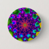 Rainbow Marigold Ronde Button 5,7 Cm (Voorkant)