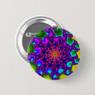 Rainbow Marigold Ronde Button 5,7 Cm