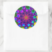 Rainbow Marigold Ronde Sticker (Tas)