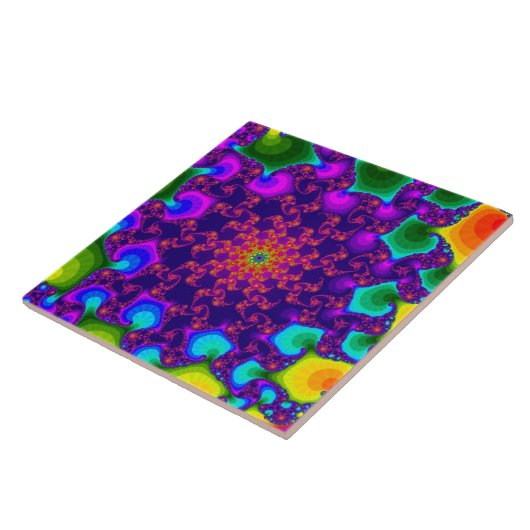 Rainbow Marigold Tegeltje (Zijkant)