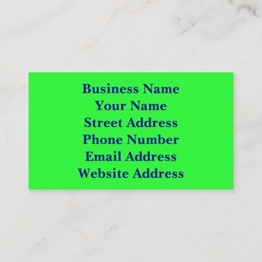 Rainbow Marigold Visitekaartje (Achterkant)