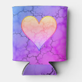 Rainbow Marked Heart Blikjeskoeler (Voorkant)