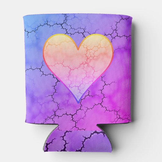 Rainbow Marked Heart Blikjeskoeler (Achterkant)