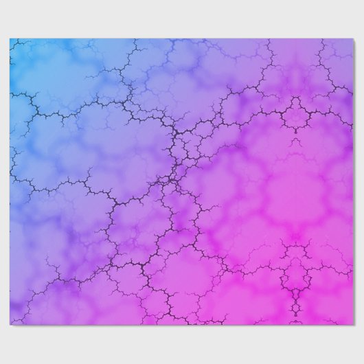 Rainbow Marked Heart Cadeaupapier (Vlak)