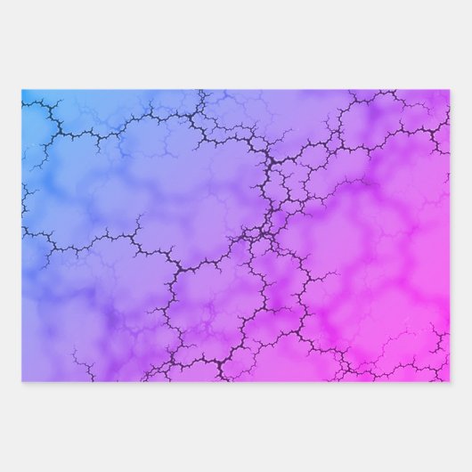 Rainbow Marked Heart Inpakpapier Vel (Voorkant 3)