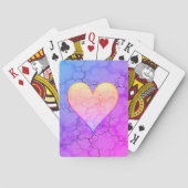 Rainbow Marked Heart Pokerkaarten (Achterkant)