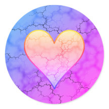 Rainbow Marked Heart