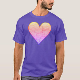 Rainbow Marked Heart T-shirt