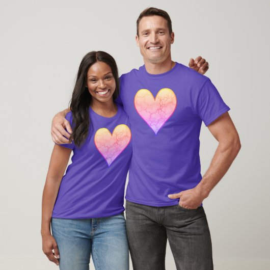 Rainbow Marked Heart T-shirt (Unisex)