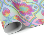 Rainbow Marrakesh Pattern Cadeaupapier (Rol Hoek)