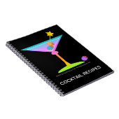 Rainbow Martinis Cocktail Recipe Notebook Notitieboek (Rechterzijde)