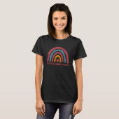 Rainbow Medisch Sociaal werker T-shirt (Voorkant volledig)