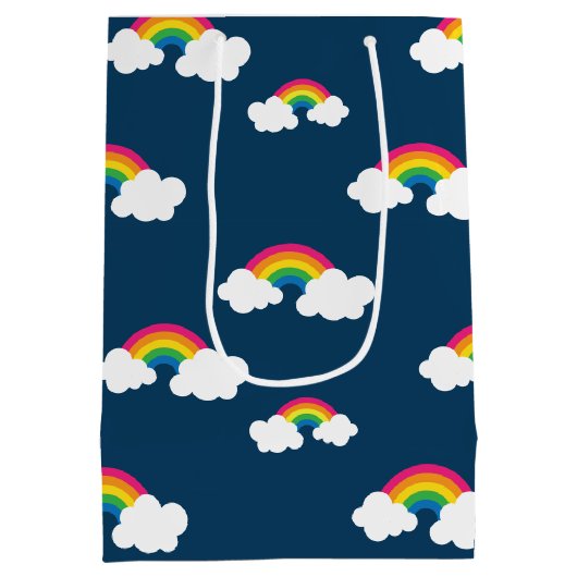 Rainbow Medium Gift Bag Cadeauzakje (Achterkant)