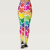 Rainbow Meeple Leggings (Achterkant)