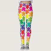 Rainbow Meeple Leggings (Voorkant)