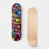 Rainbow Melt Skateboard (Voorkant)