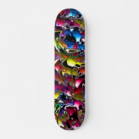 Rainbow Melt Skateboard (Voorkant)
