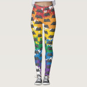 Rainbow Memento Mori Leggings (Voorkant)