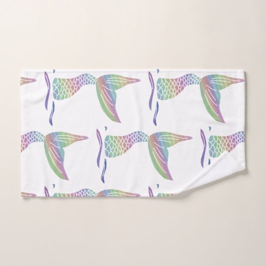 Rainbow Mermaid Bad Handdoek (Handdoek)