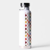 Rainbow Mermaid Bright Scales Geometric Womens Waterfles (Rechts)