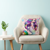 Rainbow Mermaid Kussen (Stoel)