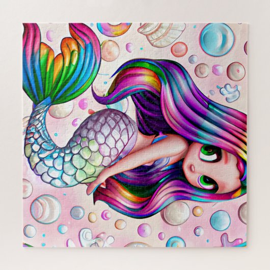 Rainbow Mermaid Legpuzzel (Horizontaal)