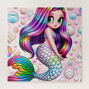 Rainbow Mermaid Legpuzzel