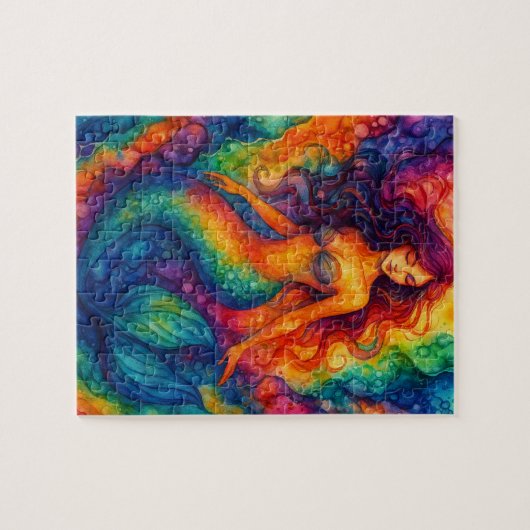 Rainbow Mermaid Legpuzzel (Horizontaal)