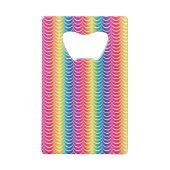 Rainbow Mermaid Pride Creditkaart Flessenopener (Achterkant)
