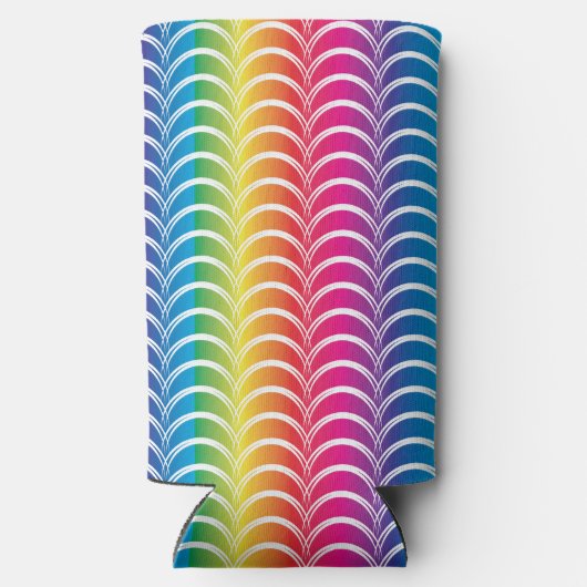 Rainbow Mermaid Pride Seltzer Blikjeskoeler (Achterkant)