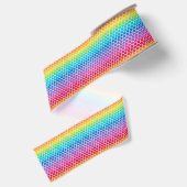 Rainbow mermaid Ribbon Grosgrain Lint (Achterkant)