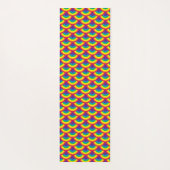 Rainbow Mermaid Scale, aangepaste naam Yogamat (Achterkant)