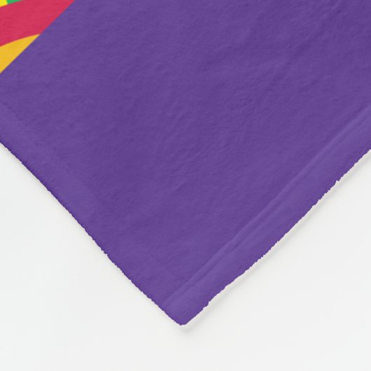 Rainbow Mermaid Scale Fleece Deken (Hoek)