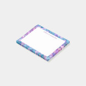 Rainbow Mermaid Scale Pattern Name Sjabloon Post-it® Notes (Schuin)