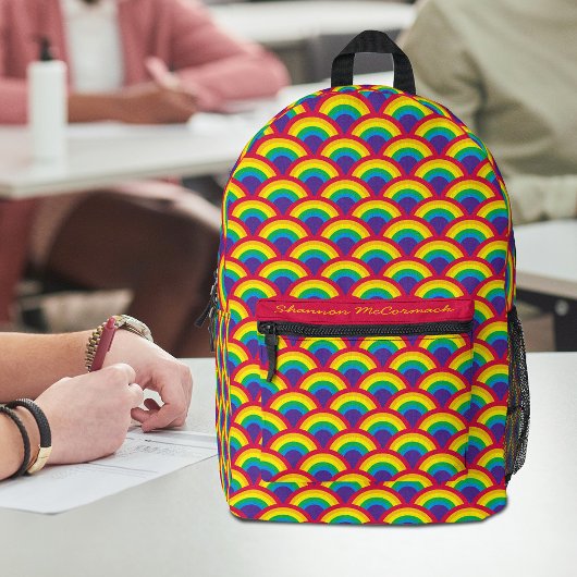 Rainbow Mermaid Scale Socks Bedrukte Rugzak