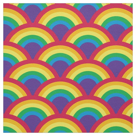 Rainbow Mermaid Scale Stof (Swatch)