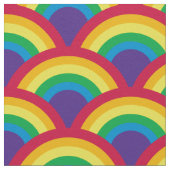 Rainbow Mermaid Scale Stof (Close Up)