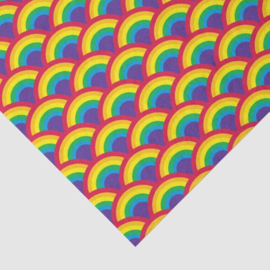 Rainbow Mermaid Scale Tissuepapier (Detail)