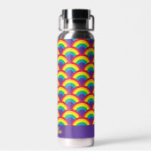 Rainbow Mermaid Scale Waterfles (Achterkant)