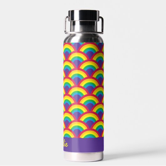 Rainbow Mermaid Scale Waterfles (Achterkant)