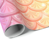 Rainbow Mermaid Scales Cadeaupapier (Rol Hoek)